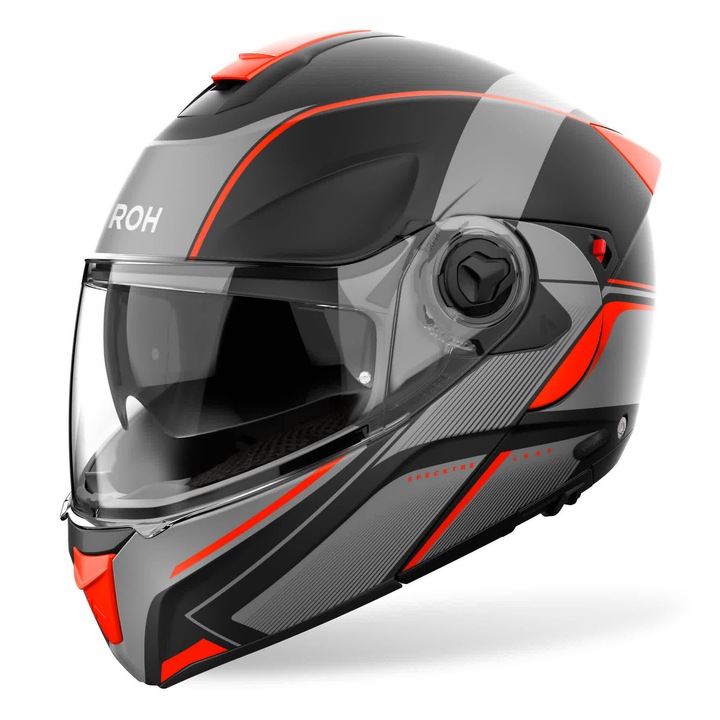 Каска за мотоциклет AIROH Specktre, 2-в-1, сива, XL