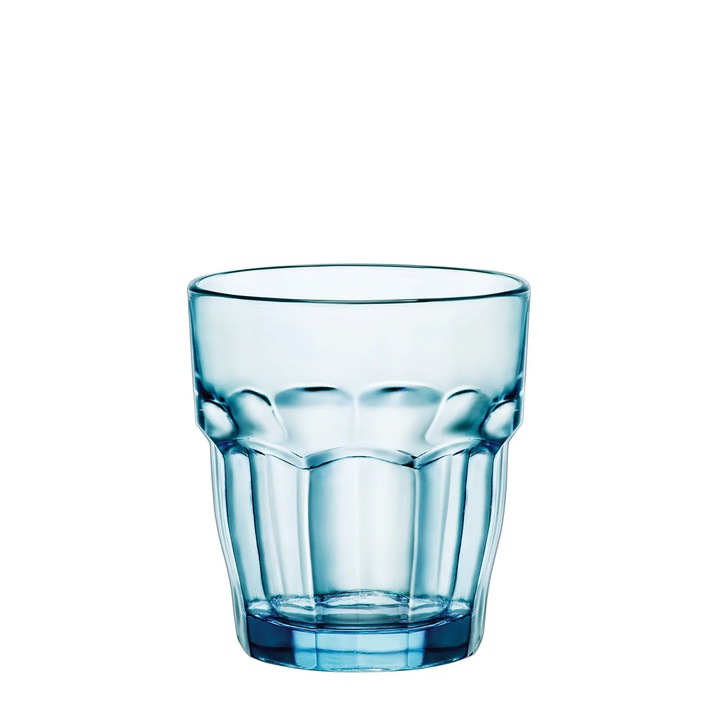 Set 6 pahare Bormioli Rocco Rock Bar Rocks Ice, 270ml, sticlă de calitate superioară, design robust