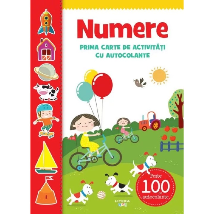 Numere. Prima Carte De Activitati Cu Autocolante, LITERA, peste 100 de autocolante colorate, pentru prescolari