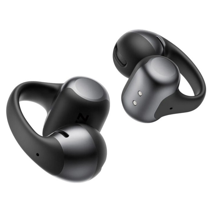 Shokz opendots one bluetooth fülhallgató sztereo, v5.4, tws, fülre akasztható, mikrofon, zajszűrő + töltőtok, fekete