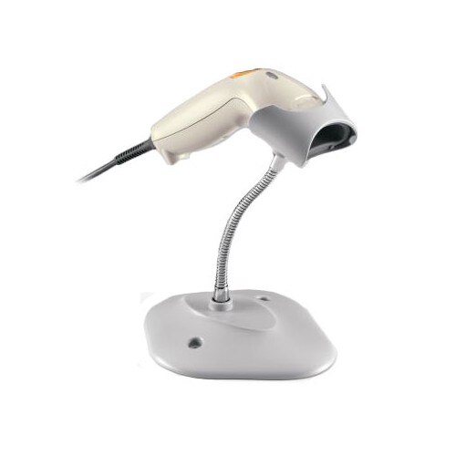 Cititor coduri de bare Motorola Symbol LS1203, USB, stand, alb