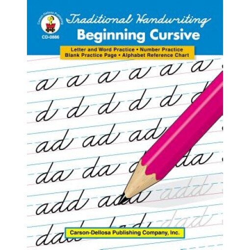 Traditional Handwriting: Beginning Cursive, Grades 1 - 3, Carson-Dellosa Publishing (Author)