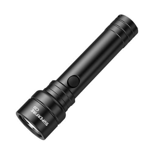 Lanterna LED Superfire C20, 1100lm, 240m, incarcare USB-C, Negru