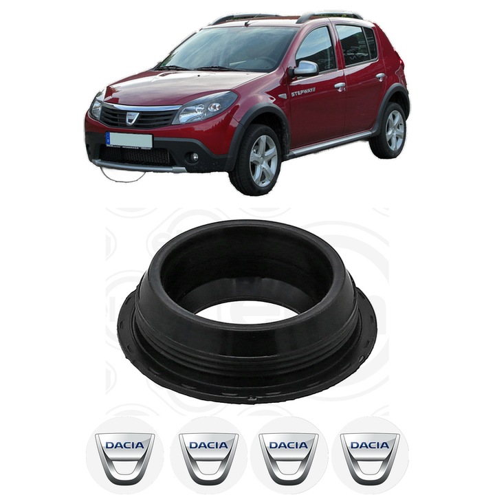 Set garnitura chiuloasa capac culbutori DACIA SANDERO 1.2 16V din 2008 KW 55 CP 75 CMC 1149, Auto, Elring, 4x Stikere auto cu DACIA