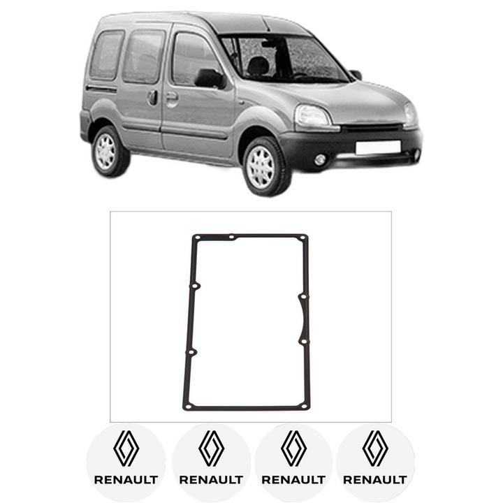Set garnitura chiuloasa capac culbutori RENAULT KANGOO (KC0/1_) 1.2 BiFuel (KC0A, KC0F, KC1A, KC1H) din 1998-2003 KW 44 CP 60 CMC 1149, Auto, Elring, 4x Stikere auto cu RENAULT