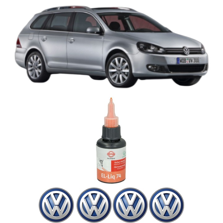 Set garnitura chiuloasa capac culbutori Volkswagen GOLF VAN VI Variant (AJ5) 1.6 TDi BlueMotion din 2009-2014 KW 77 CP 105 CMC 1598, Auto, Elring, 4x Stikere auto cu Volkswagen