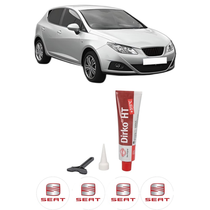 Set garnitura chiuloasa capac culbutori SEAT IBIZA IV (6J5, 6P1) 1.4 TDI din 2015-2017 KW 55 CP 75 CMC 1422, Auto, Elring, 4x Stikere auto cu SEAT