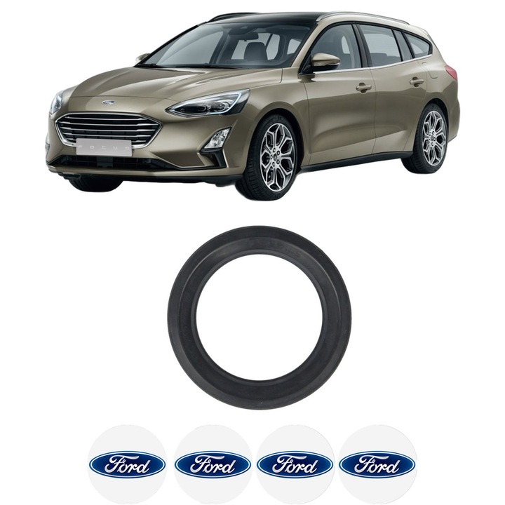 Set garnitura chiuloasa capac culbutori FORD FOCUS IV Turnier (HP) 1.5 Ti-VCT din 2018 KW 90 CP 122 CMC 1496, Auto, Elring, 4x Stikere auto cu FORD