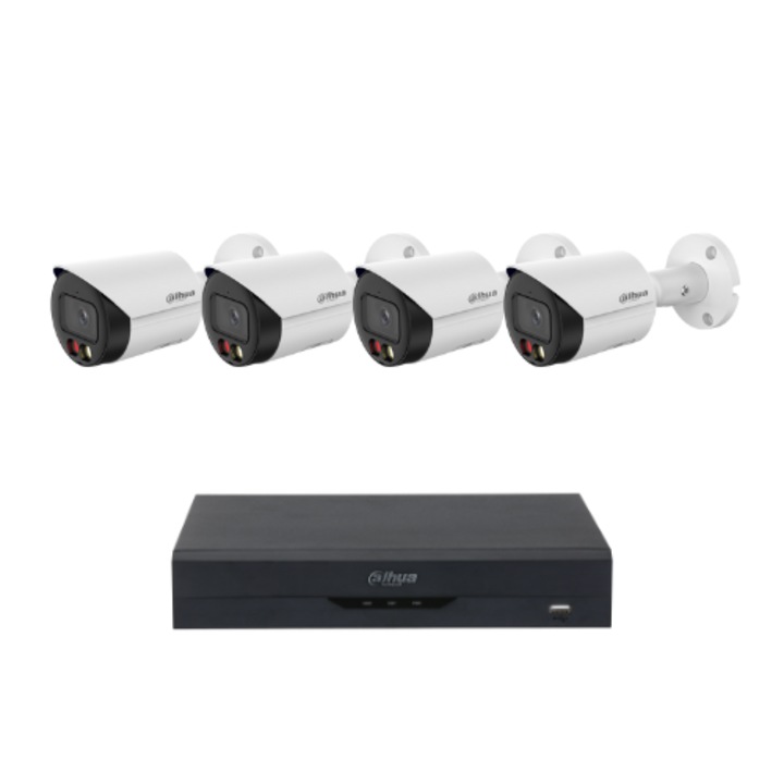 Kit 4 camere IP 4MP cu nvr inclus BH-KNVR-4E4FC9DIP-AS