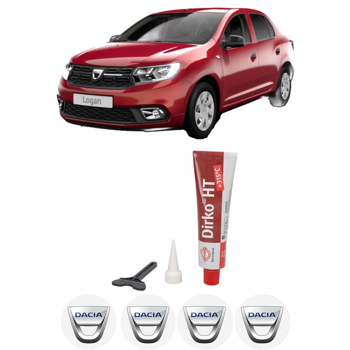 Set garnitura chiuloasa capac culbutori DACIA LOGAN II 1.6 16V din 2013 KW 77 CP 105 CMC 1598, Auto, Elring, 4x Stikere auto cu DACIA