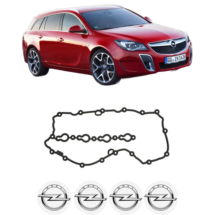 Set garnitura chiuloasa capac culbutori OPEL INSIGNIA A Country Tourer (G09) 1.6 CDTi (47) din 2015-2017 KW 100 CP 136 CMC 1598, Auto, Elring, 4x Stikere auto cu OPEL