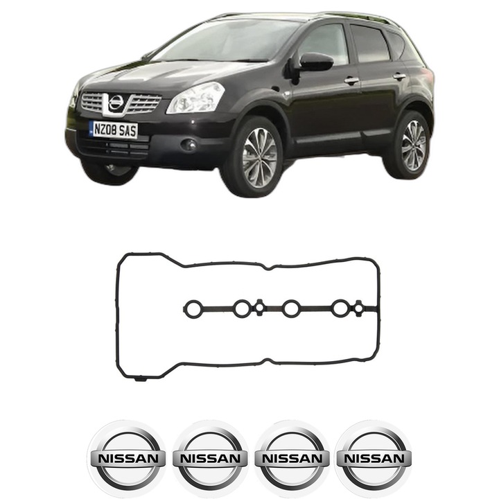 Set garnitura chiuloasa capac culbutori NISSAN QASHQAI +2 VAN (JJ10E) 1.6 CVTC din 2013-2013 KW 86 CP 117 CMC 1598, Auto, Elring, 4x Stikere auto cu NISSAN