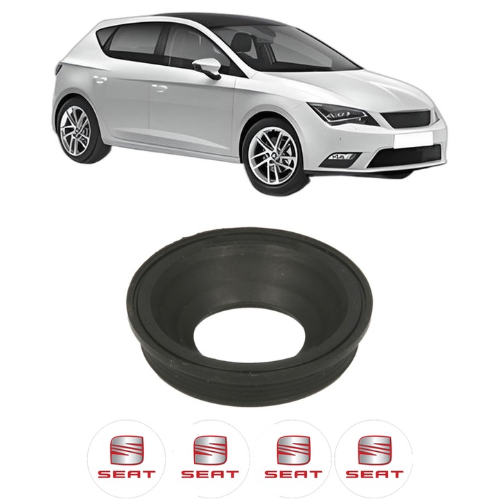 Set garnitura chiuloasa capac culbutori SEAT LEON (5F1) 2.0 TDI din 2012-2020 KW 110 CP 150 CMC 1968, Auto, Elring, 4x Stikere auto cu SEAT