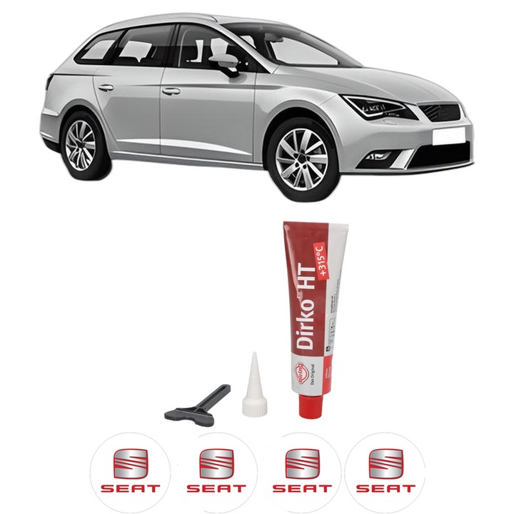 Set garnitura chiuloasa capac culbutori SEAT LEON ST (5F8) 1.6 TDI din 2013-2018 KW 66 CP 90 CMC 1598, Auto, Elring, 4x Stikere auto cu SEAT