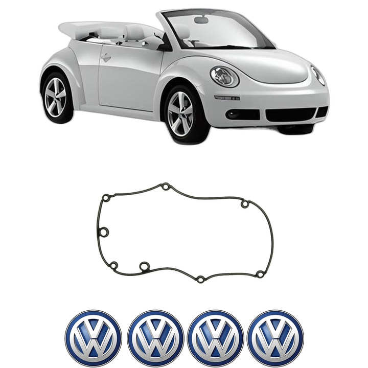 Set garnitura chiuloasa capac culbutori Volkswagen BEETLE Convertible (5C7, 5C8) 1.6 TDI din 2011-2016 KW 77 CP 105 CMC 1598, Auto, Elring, 4x Stikere auto cu Volkswagen