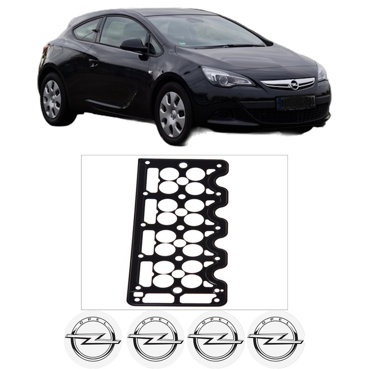 Set garnitura chiuloasa capac culbutori OPEL ASTRA J GTC 1.7 CDTI (08) din 2012-2014 KW 96 CP 131 CMC 1686, Auto, Elring, 4x Stikere auto cu OPEL