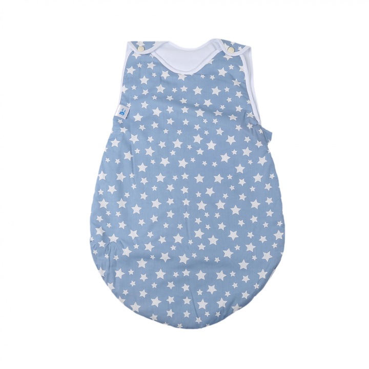 Зимен спален чувал, Bebe Baltic, бели звезди, 50см