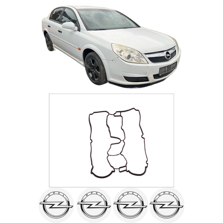Set garnitura chiuloasa capac culbutori OPEL VECTRA C (Z02) 1.8 16V din 2002-2008 KW 90 CP 122 CMC 1796, Auto, Elring, 4x Stikere auto cu OPEL