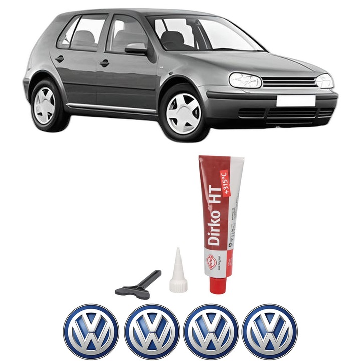 Set garnitura chiuloasa capac culbutori Volkswagen GOLF IV (1J1) 1.9 TDI din 1997-2004 KW 66 CP 90 CMC 1896, Auto, Elring, 4x Stikere auto cu Volkswagen