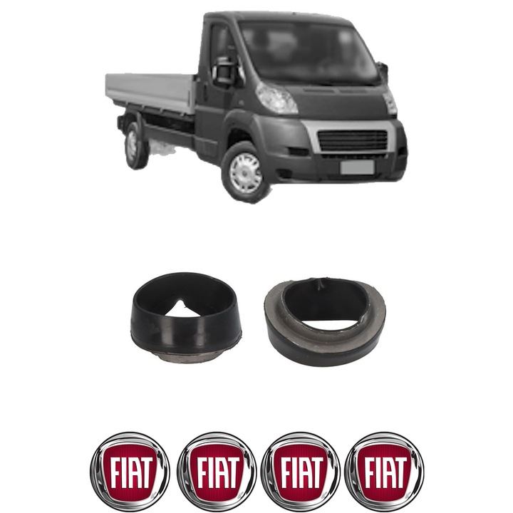 Set garnitura chiuloasa capac culbutori FIAT DUCATO Platform/Chassis (250_) 110 Multijet 2, 3 D din 2006 KW 82 CP 111 CMC 2287, Auto, Elring, 4x Stikere auto cu FIAT