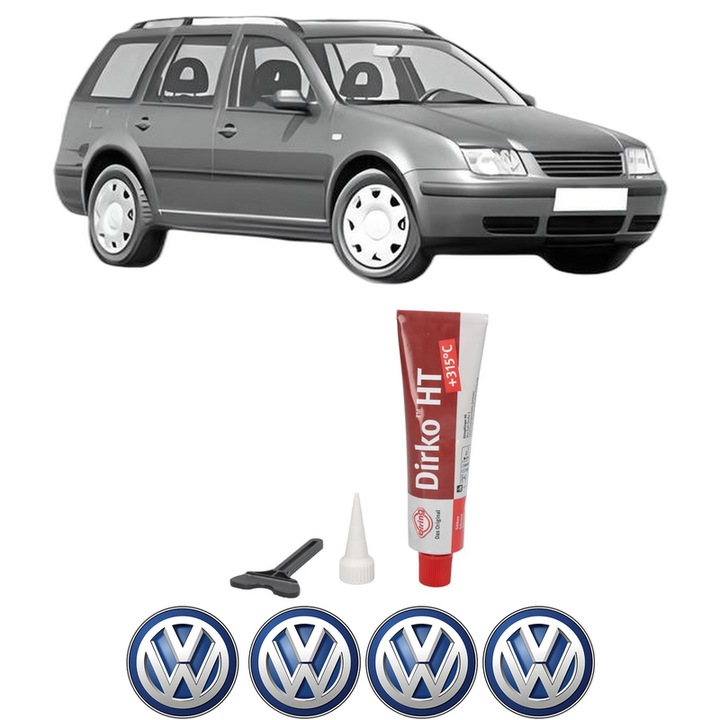 Set garnitura chiuloasa capac culbutori Volkswagen BORA Variant (1J6) 1.9 TDI din 2004-2005 KW 66 CP 90 CMC 1896, Auto, Elring, 4x Stikere auto cu Volkswagen