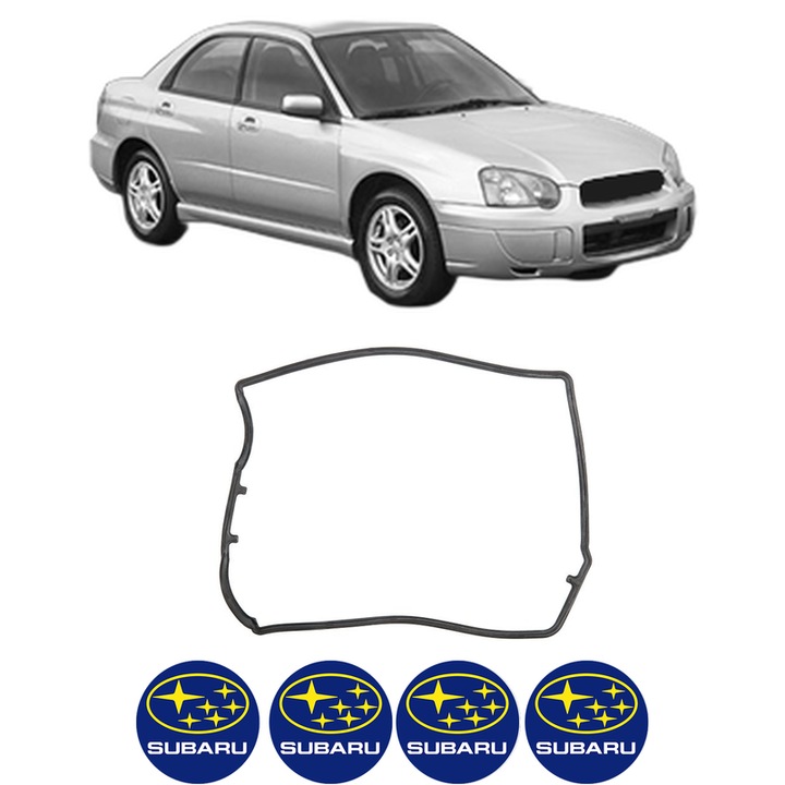 Set garnitura chiuloasa capac culbutori SUBARU IMPREZA Saloon (GD) 2.0 AWD (GDA) din 2005-2007 KW 184 CP 250 CMC 1994, Auto, Elring, 4x Stikere auto cu SUBARU