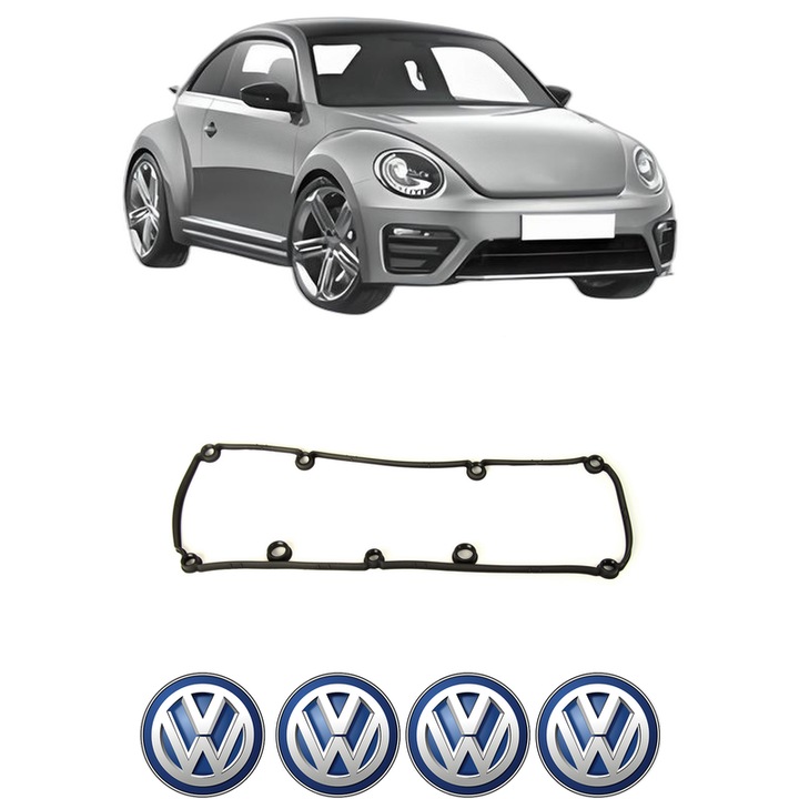 Set garnitura chiuloasa capac culbutori Volkswagen BEETLE (5C1, 5C2) 2.0 TDI din 2011-2016 KW 103 CP 140 CMC 1968, Auto, Elring, 4x Stikere auto cu Volkswagen