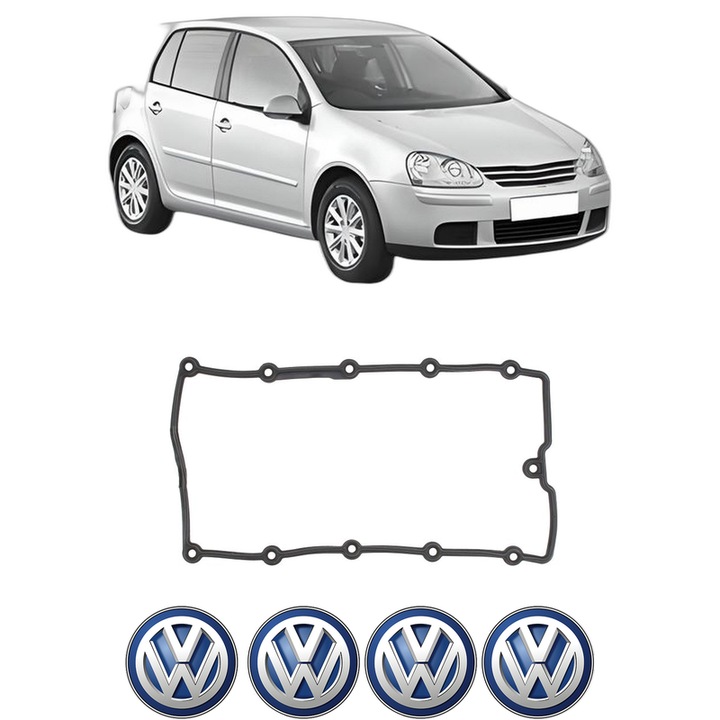 Set garnitura chiuloasa capac culbutori Volkswagen GOLF V (1K1) 2.0 TDI 16V din 2003-2008 KW 103 CP 140 CMC 1968, Auto, Elring, 4x Stikere auto cu Volkswagen