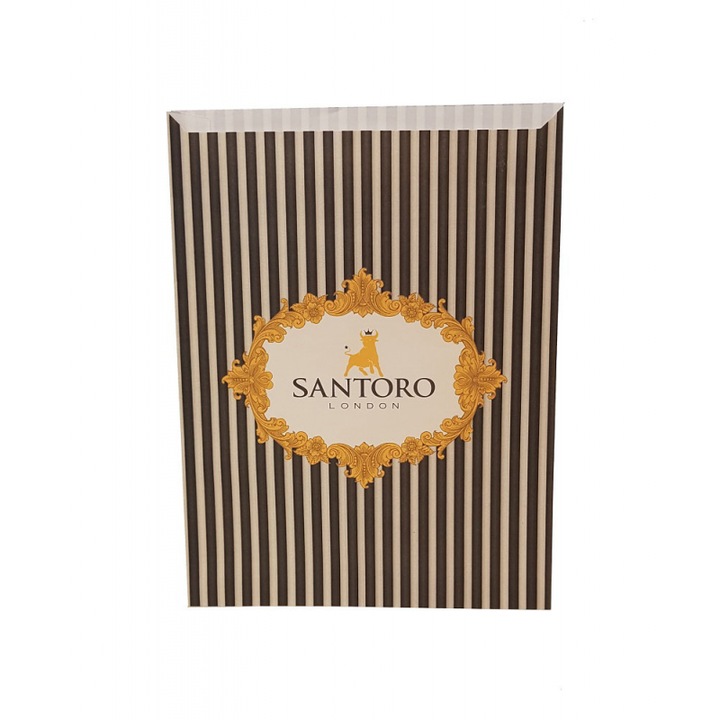 Punga cadou tip plic Santoro London, 23,7x17,6cm, pentru bijuterii și obiecte fashion