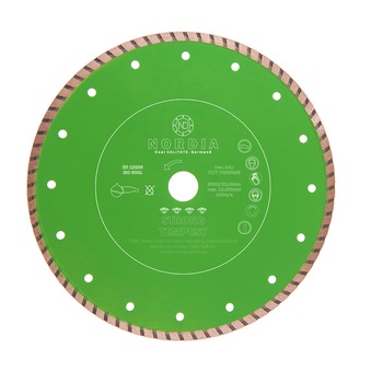 Disc diamantat NORDIA STRONG TEMPEST, 180 x 22.23 x 1.8 x 7 mm, turbo, pentru polizor unghiular Disc diamantat NORDIA STRONG TEMPEST, 180 x 22.23 x 1.8 x 7 mm, turbo, pentru polizor unghiular