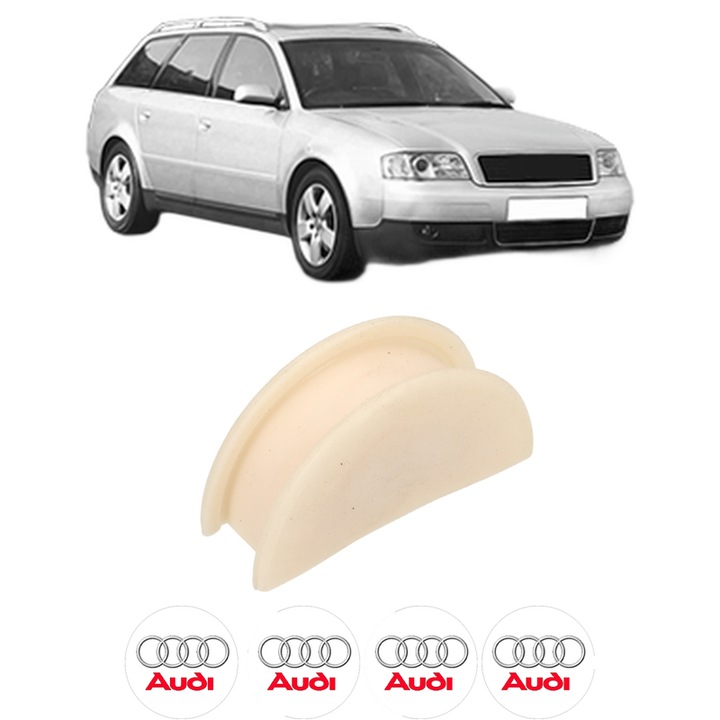 Set garnitura chiuloasa capac culbutori AUDI A6 C5 Avant (4B5, 4B6) S6 quattro din 1999-2005 KW 250 CP 340 CMC 4172, Auto, Elring, 4x Stikere auto cu AUDI