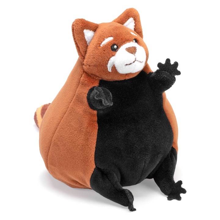 Panda Rosu Flipkins, Wild Republic, jucărie de pluș, 13cm, aterizează mereu în picioare, material ecologic