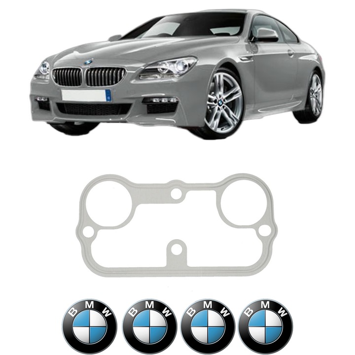 Set garnitura chiuloasa capac culbutori BMW Seria 6 Coupe (F13) 640 i din 2011-2017 KW 235 CP 320 CMC 2979, Auto, Elring, 4x Stikere auto cu BMW