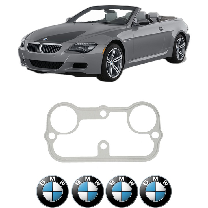Set garnitura chiuloasa capac culbutori BMW Seria 6 Convertible (F12) 640 i xDrive din 2013-2018 KW 235 CP 320 CMC 2979, Auto, Elring, 4x Stikere auto cu BMW