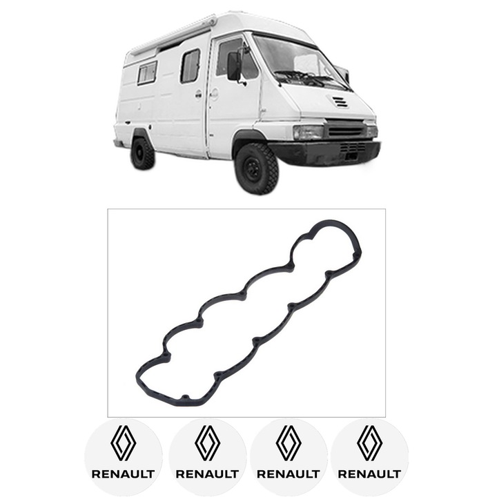 Set garnitura chiuloasa capac culbutori RENAULT TRUCKS B Van 90 din 1990-1992 KW 71 CP 97 CMC 2499, Auto, Elring, 4x Stikere auto cu RENAULT TRUCKS