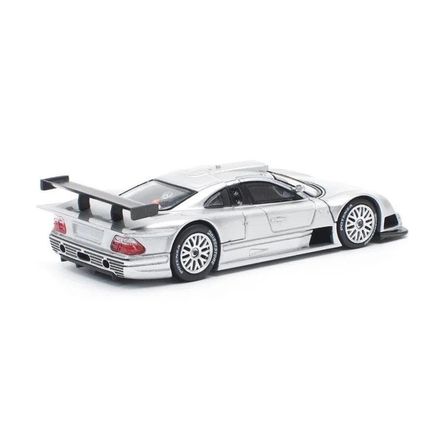 Macheta auto Mercedes-Benz Amg Clk Gtr Argintiu 1:64 Pop Race