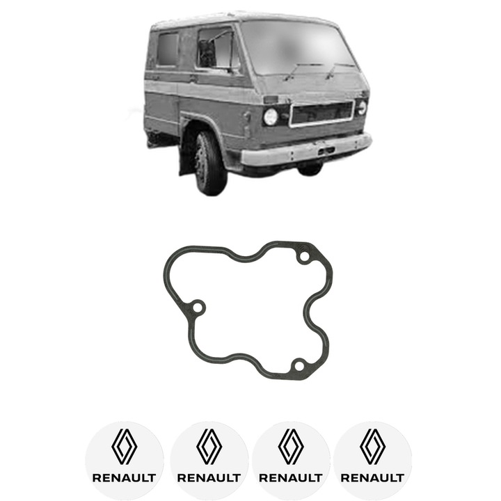 Set garnitura chiuloasa capac culbutori RENAULT TRUCKS G G 330.17/T din 1990-1991 KW 240 CP 326 CMC 9839, Auto, Elring, 4x Stikere auto cu RENAULT TRUCKS