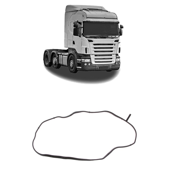 Set garnitura chiuloasa capac culbutori SCANIA 4 - series T 114 C/340 din 1996-2008 KW 250 CP 340 CMC 10640, Auto, Elring, 4x Stikere auto cu SCANIA