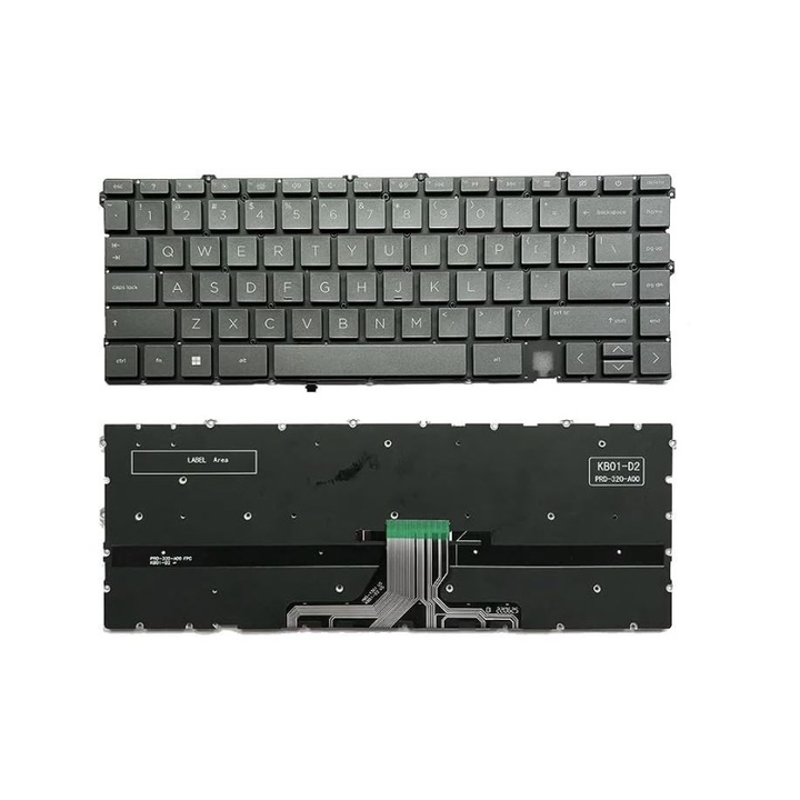Tastatură laptop HP Envy X360 și Spectre X360, modele 13-AY/BA/BD/13T-BA/13m-BD/15-EU/ES, LaptopStrong®