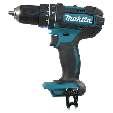 Masina de gaurit si insurubat (bormasina) pe acumulator cu percutie MAKITA DHP482Z, 18 V, 1900 RPM, 36/62 Nm, fara acumulator/incarcator
