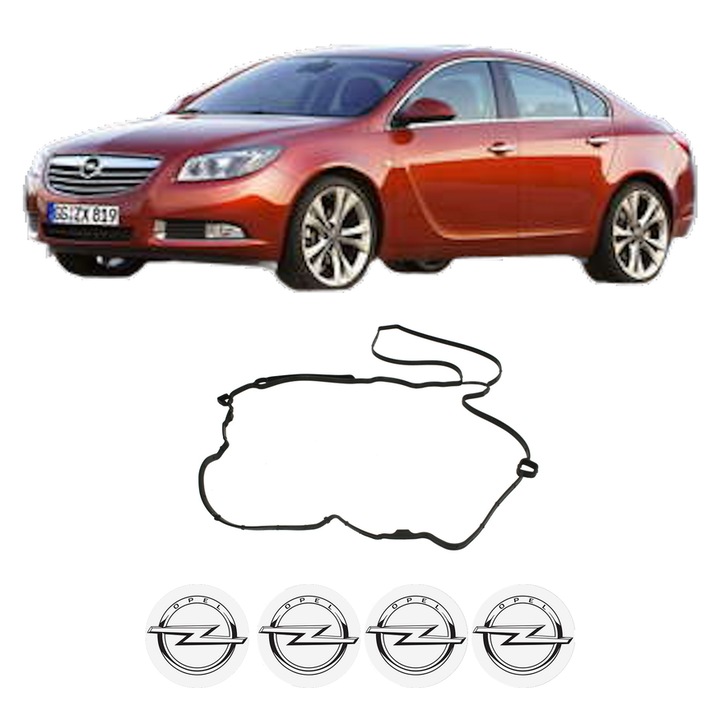 Set garnitura chiuloasa capac culbutori OPEL INSIGNIA A Saloon (G09) 1.4 (69) din 2011-2017 KW 103 CP 140 CMC 1364, Auto, Elring, 4x Stikere auto cu OPEL