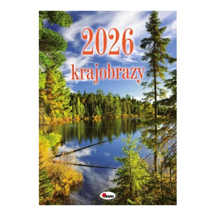 Kalendarz 2026 Krajobrazy, AWM, vertical, poster, spiral