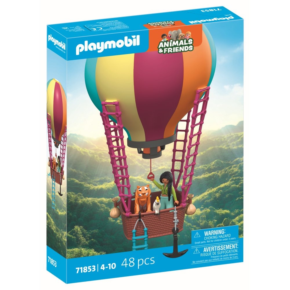 Playmobil Animals & Friends - Plimbarea animalelor cu balonul