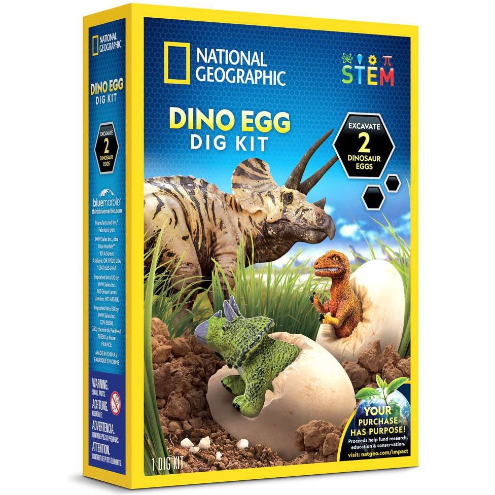 Set educativ National Geographic - Descoperirea oualor preistorice in expeditia dinozaurilor