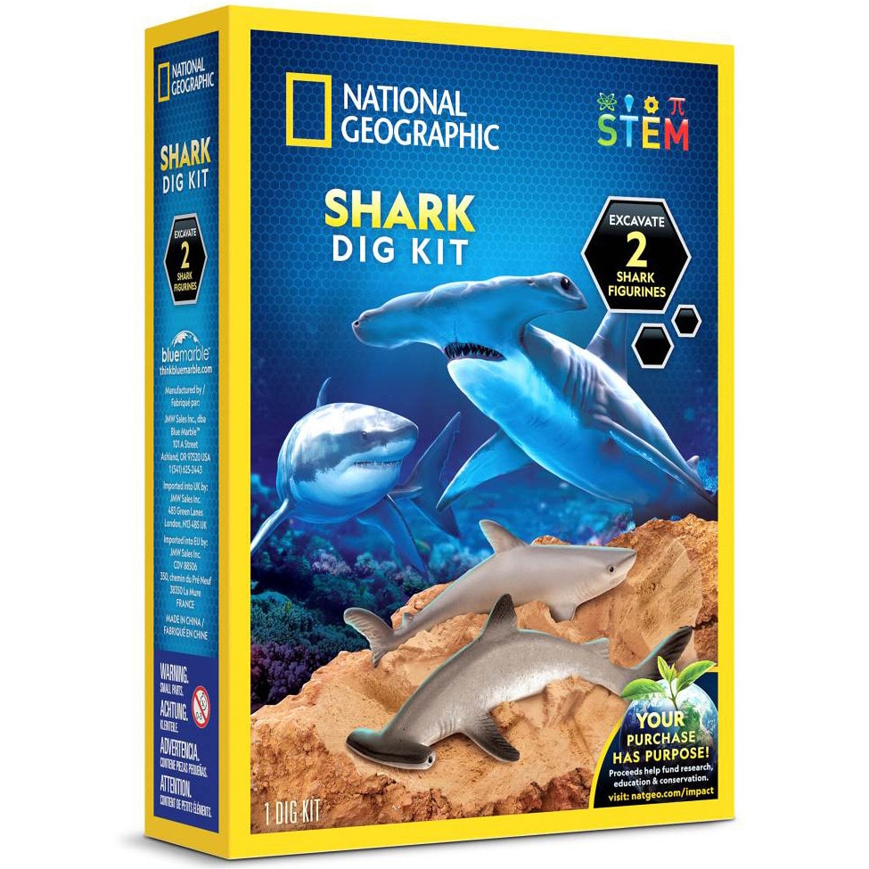Set educativ National Geographic - Expeditie submarina, Descoperirea rechinilor
