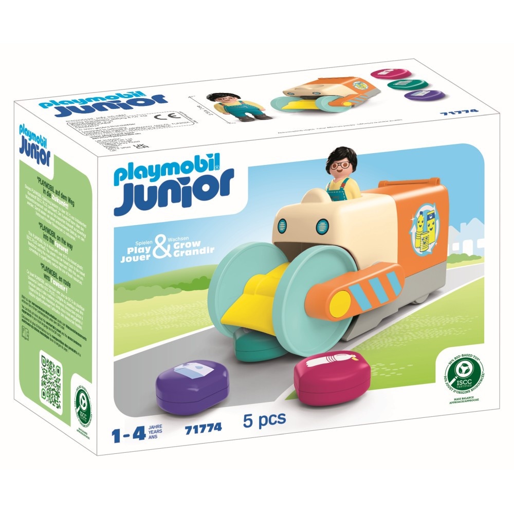 Playmobil Junior - Dezvoltare prin joaca, Vehicul de colectare a gunoiului