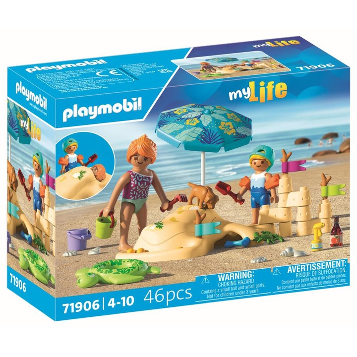 Фигурки Playmobil my Life, Семейно забавление на плажа