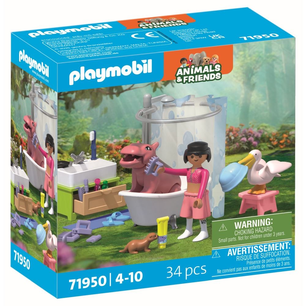 Playmobil Animals & Friends - Distractia animalelor la baie