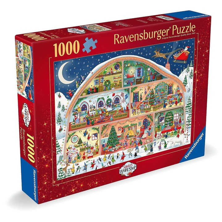 Ravensburger puzzle, Télapó műhelye, 1000 darabos