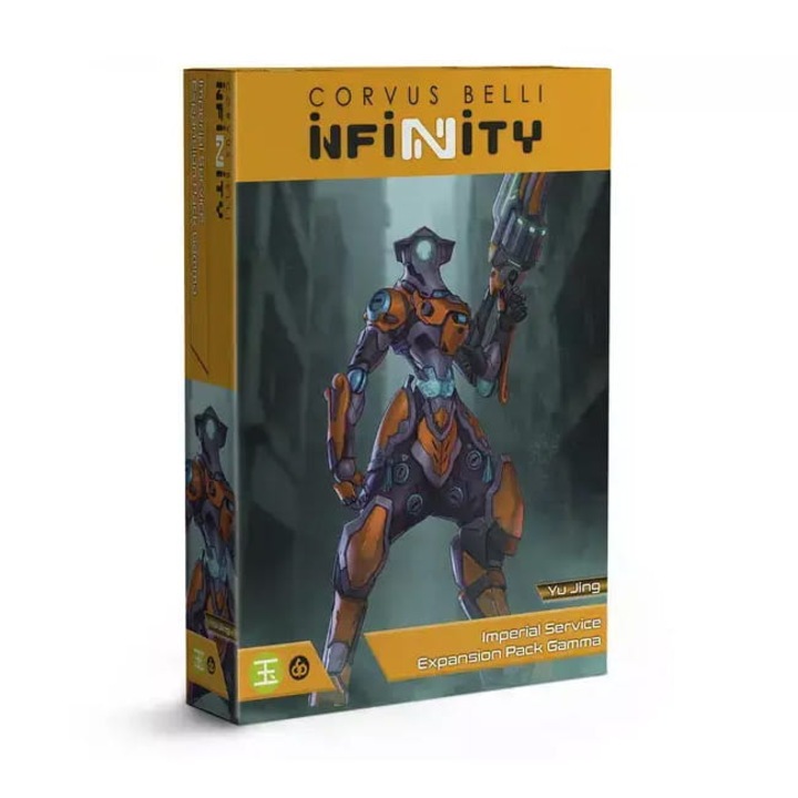 Разширение за игра Infinity, Yu Jing Imperial Service Expansion Pack Gamma, Corvus Belli, 3 модела за сглобяване, сив